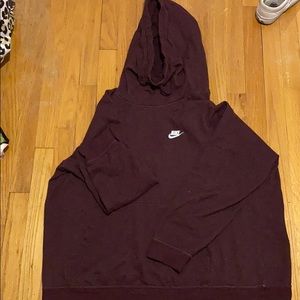 Maroon Nike hoodie